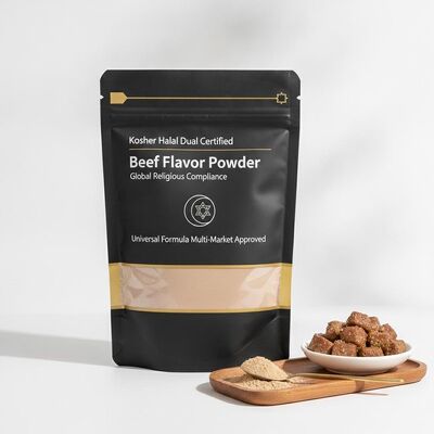 Kosher Halal Dual Certified Beef Flavor Powder Global Religious Compliance Universal Formula Multi-Market Approved